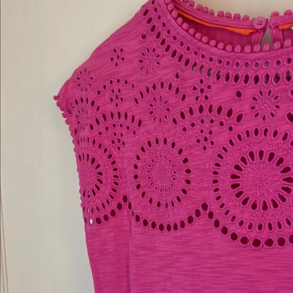 Boden Women’s Pink Sleeveless Dress with Lace Detail - Picture 2 of 4